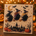 3D Halloween-Themed DIY Diamond Painting – Three Witches