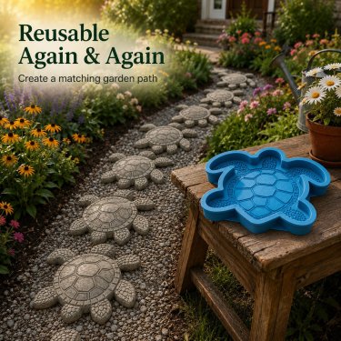 Reusable Stepping Stone Mold – Dolphin