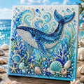 3D Ocean-Themed DIY Diamond Painting - Whale