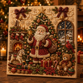 3D Pearl Christmas DIY Diamond Painting - Pearl Santa Claus