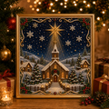 3D Pearl Christmas DIY Diamond Painting - Star of Bethlehem