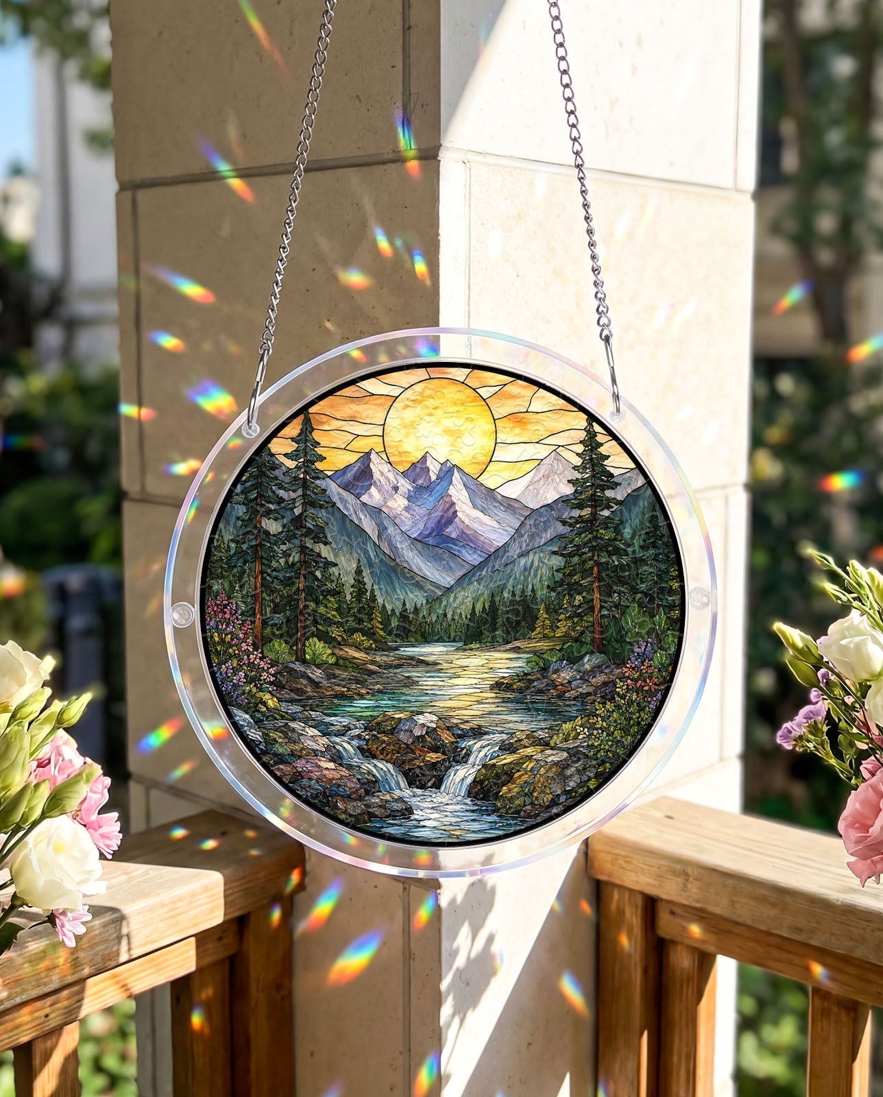 Acrylic Jigsaw Puzzle Suncatcher - Golden Valley