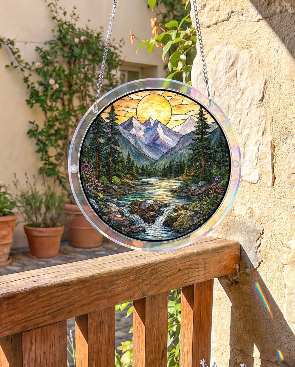 Acrylic Jigsaw Puzzle Suncatcher - Golden Valley