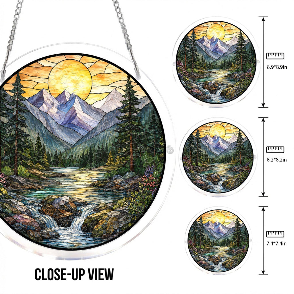 Acrylic Jigsaw Puzzle Suncatcher - Golden Valley