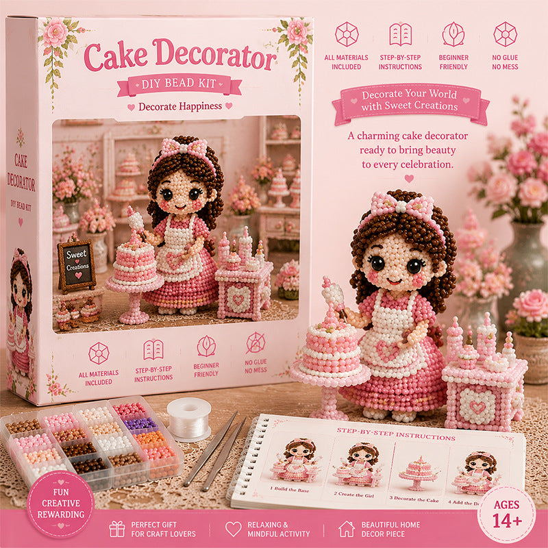 3D Magic Bead DIY Set – Cake Girl