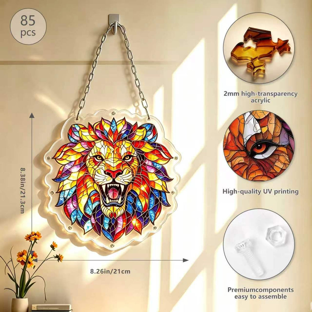 Acrylic Puzzle Suncatcher – Lion