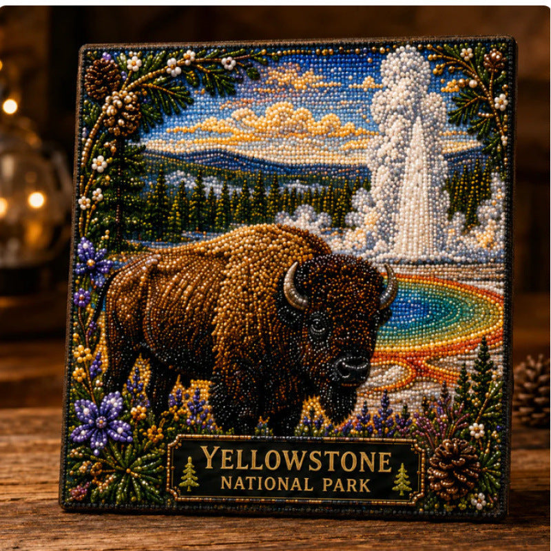 3D Diamond Painting – Yellowstone National Park