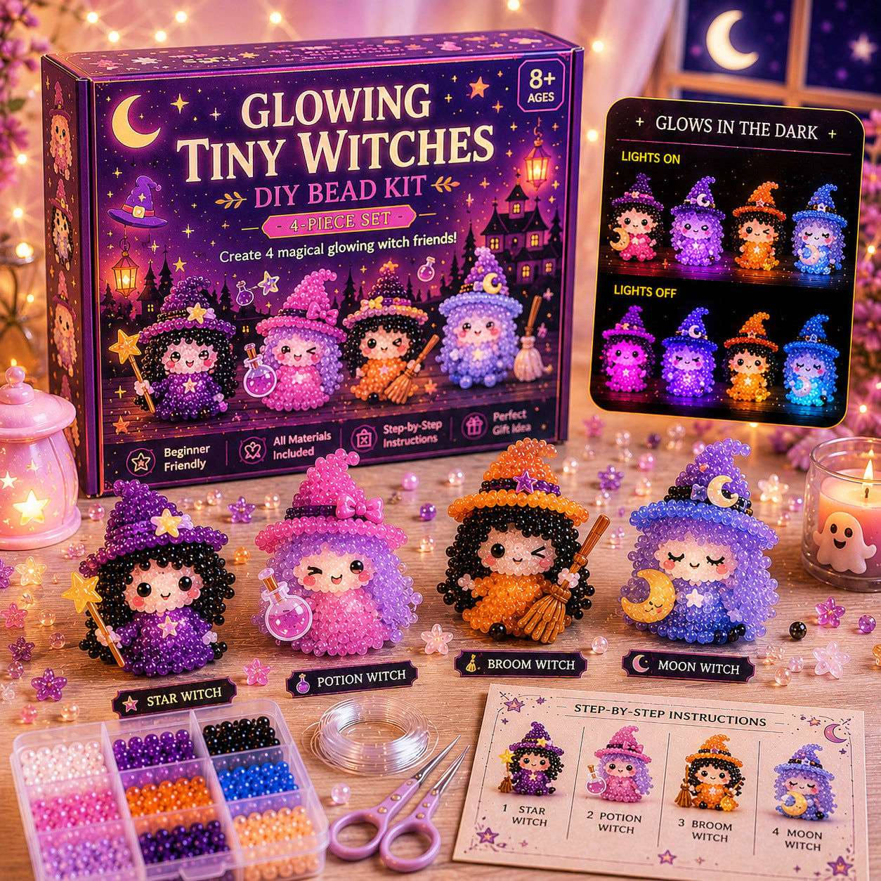 3D Magic Bead DIY Kit – Witch