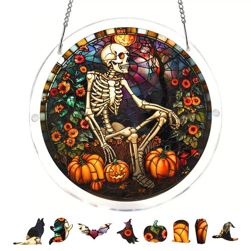 Halloween Acrylic Puzzle Suncatcher