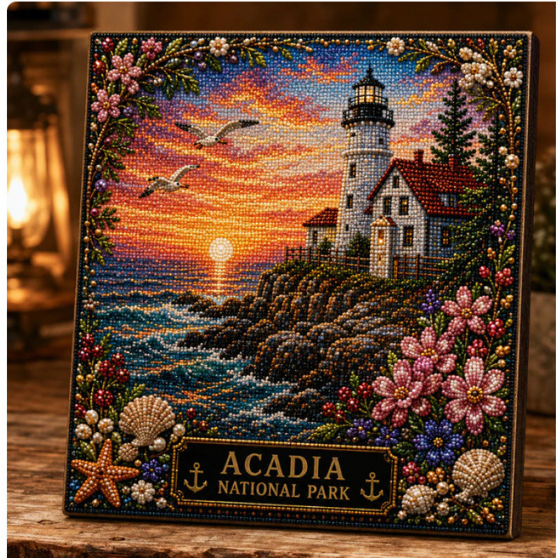 3D Diamond Painting – Acadia National Park