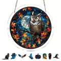 Halloween Acrylic Puzzle Suncatcher