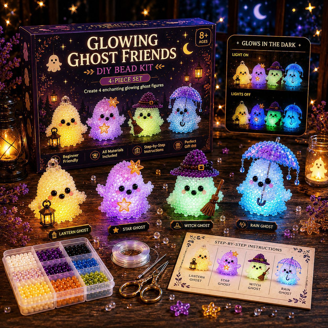 3D Magic Bead DIY Kit – Ghost