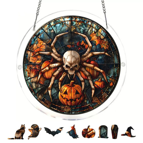 Halloween Acrylic Puzzle Suncatcher