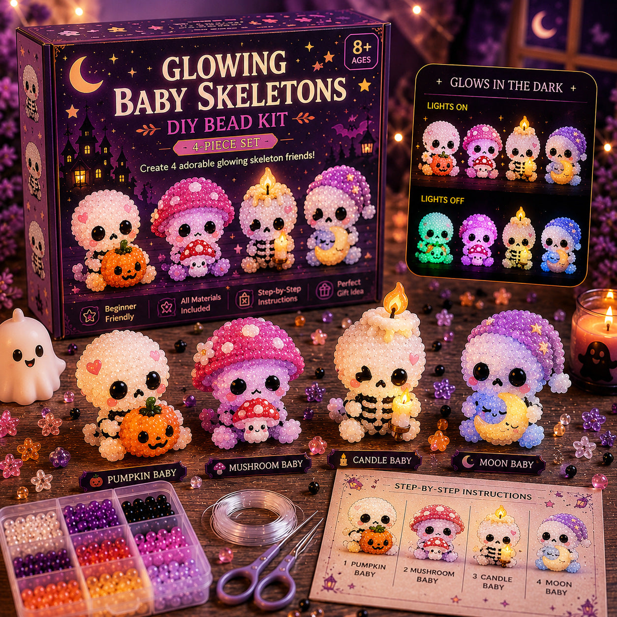 3D Magic Bead DIY Kit – Halloween