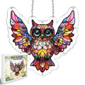 Acrylic Puzzle Suncatcher Hanging Ornament – Owl