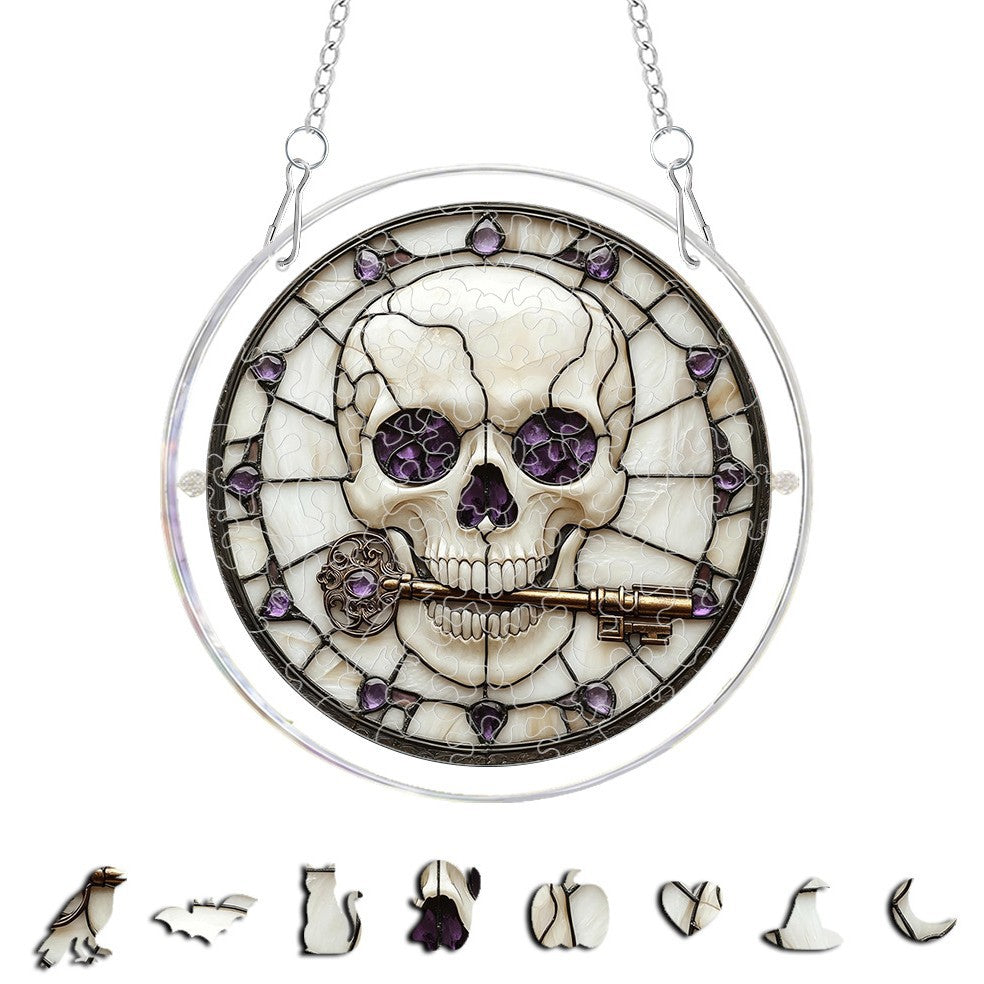 Halloween Acrylic Puzzle Suncatcher