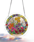Acrylic Jigsaw Puzzle Suncatcher - Spring Blossoms