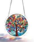 Acrylic Jigsaw Puzzle Suncatcher - Vivid Tree of Life