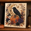 3D Halloween-Themed DIY Diamond Painting – Halloween Raven