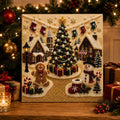 3D Pearl Christmas DIY Diamond Painting - Christmas Village Tree