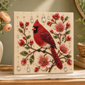 3D Bird-Themed DIY Diamond Painting – Cardinal