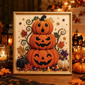 3D Halloween-Themed DIY Diamond Painting – Pumpkin